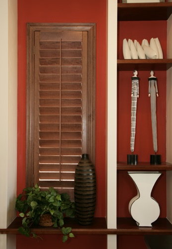 Cincinnati wood shutter shelving